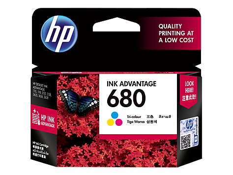 HP 680 Black Ink Cartridge (F6V27AA) EL